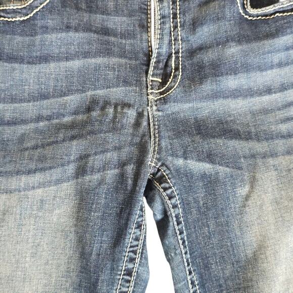 Miss Me Chloe Bootcut Denim Jean Bling Jewels Size 30 - Picture 3 of 12